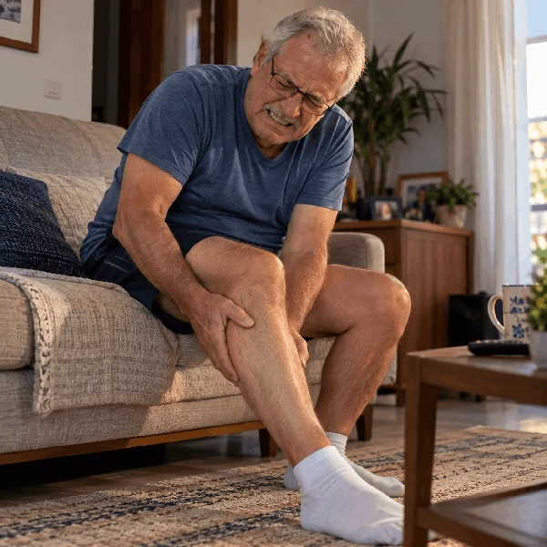 Câimbra, peso nas pernas ou músculo que não relaxa