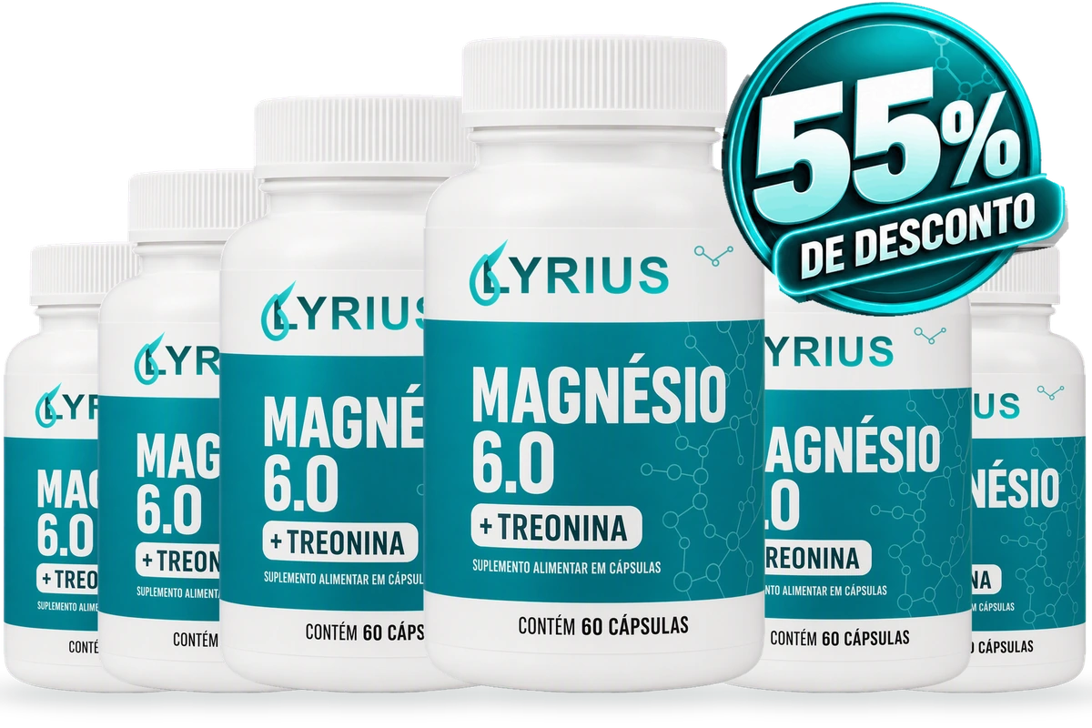 6 frascos de Magnésio 6.0